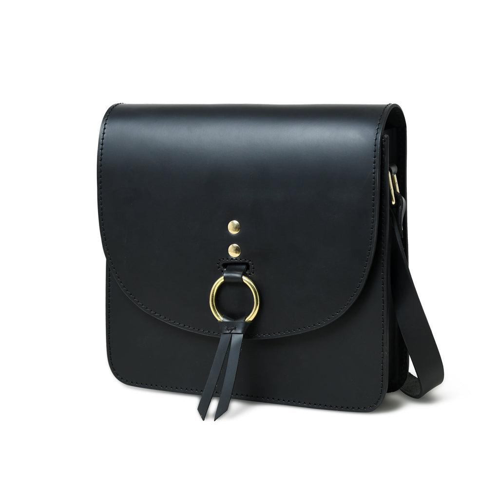 Black Elegance Crossbody Sling Bag Classy Leather Bags