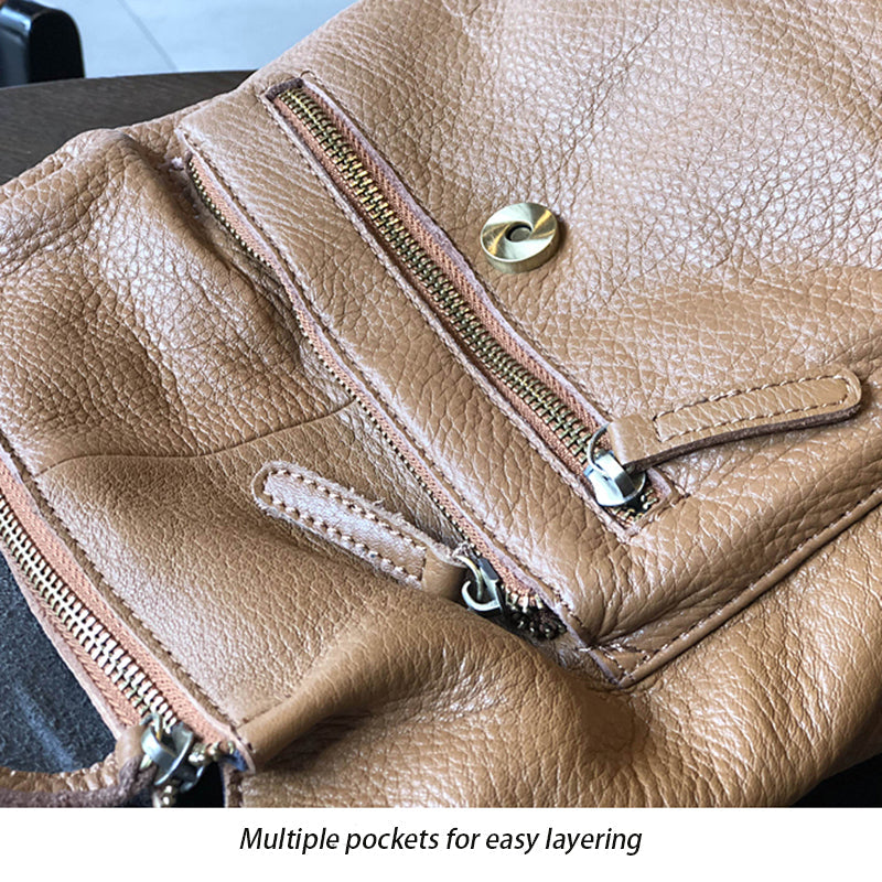 Genuine Leather Backpack Purse for Women, Leather Backpack for School, Full Grain Leather Handmade Bag RockCow Leather Studio
