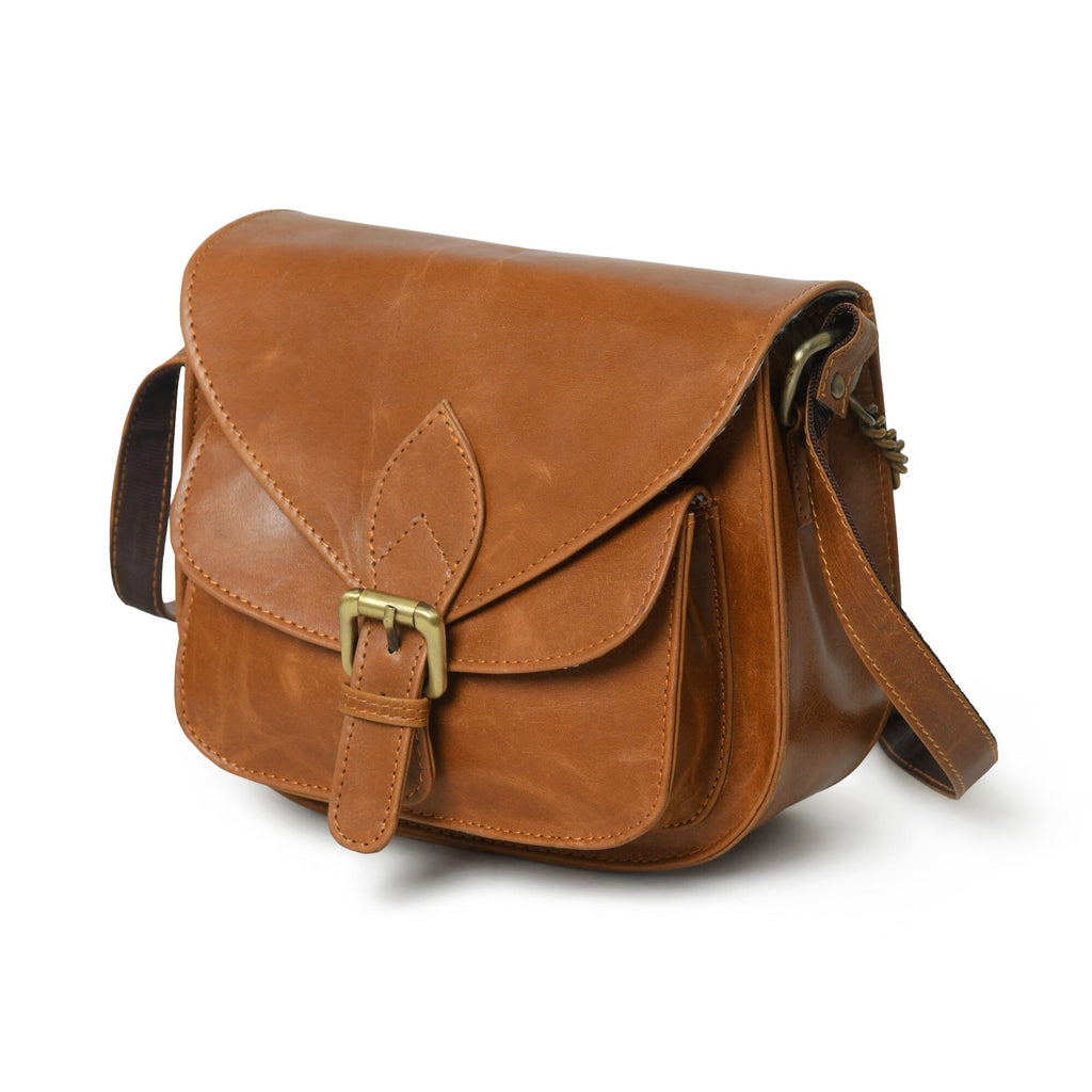 The Molina Satchel- Tan Brown Classy Leather Bags