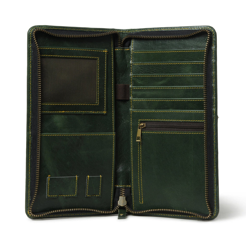 Blair Women's Wallet- Olive Green Classy Leather Bags