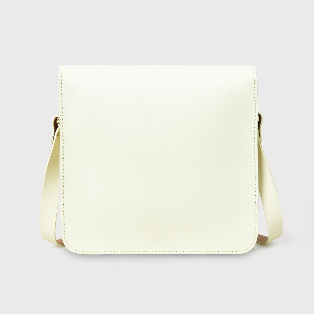 White Elegance Crossbody Sling Bag Classy Leather Bags