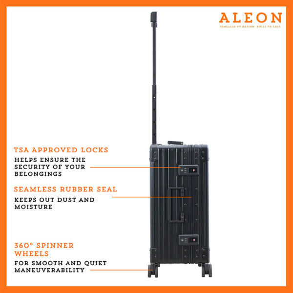 Aleon 21″ Aluminum Carry-On with Suit & Pant Packer Aleon