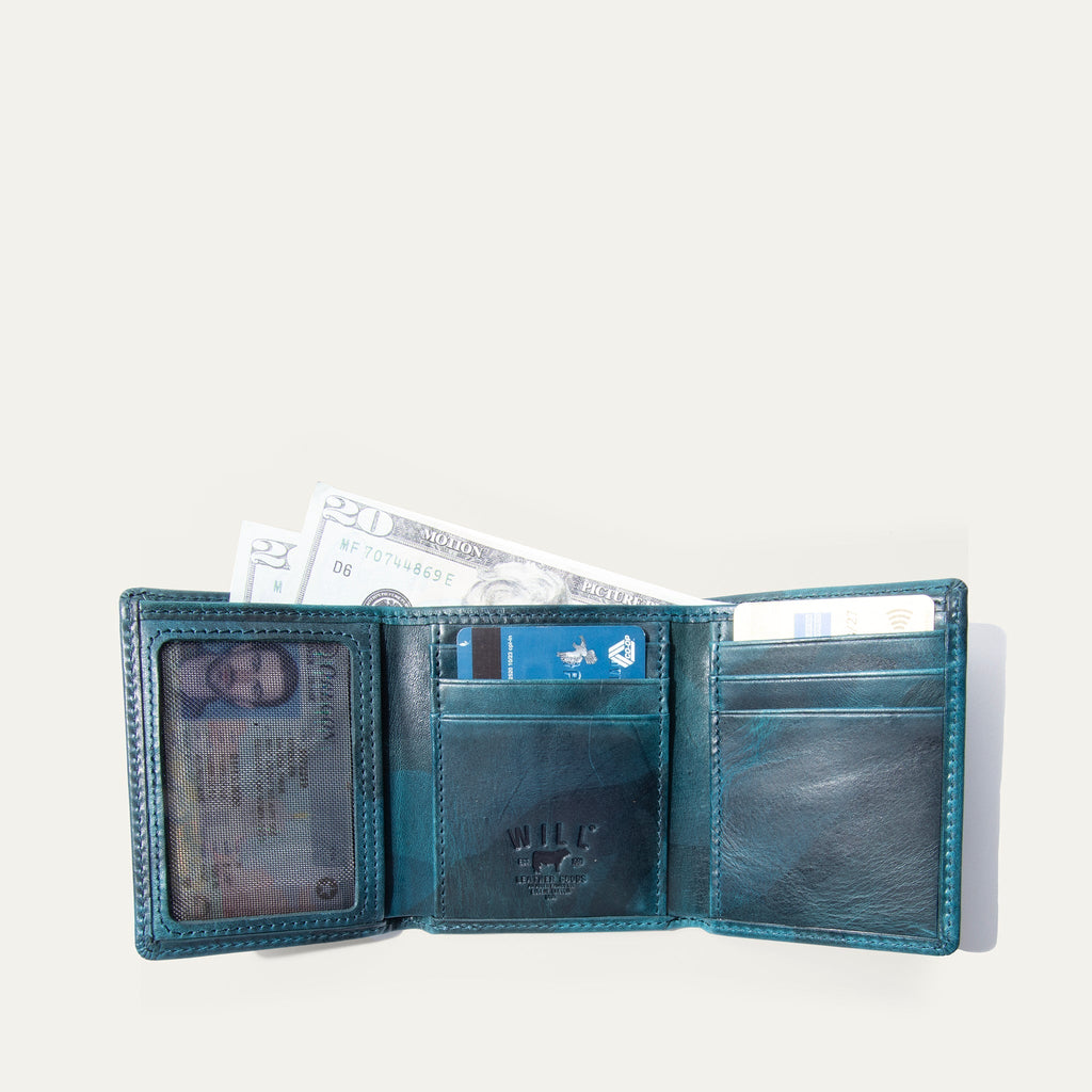 Military Trifold Will Leather Goods