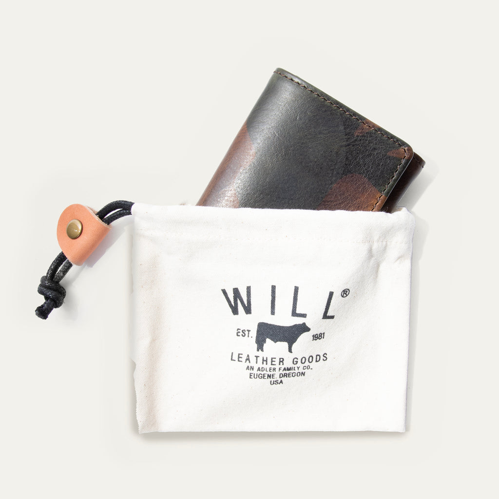 Military Trifold Will Leather Goods