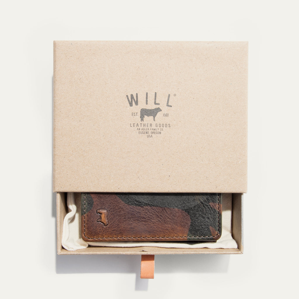 Military Trifold Will Leather Goods