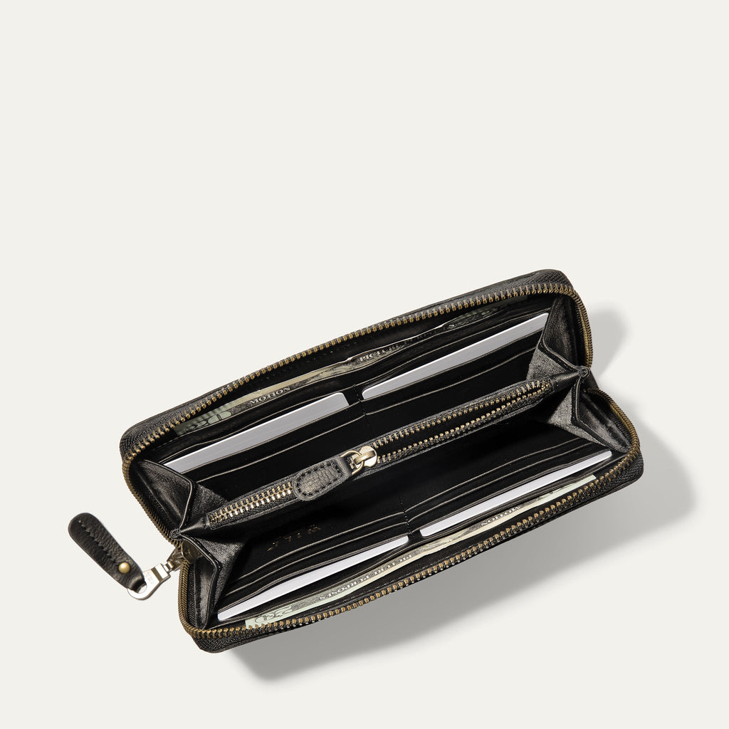 Zip Around Clutch Will Leather Goods