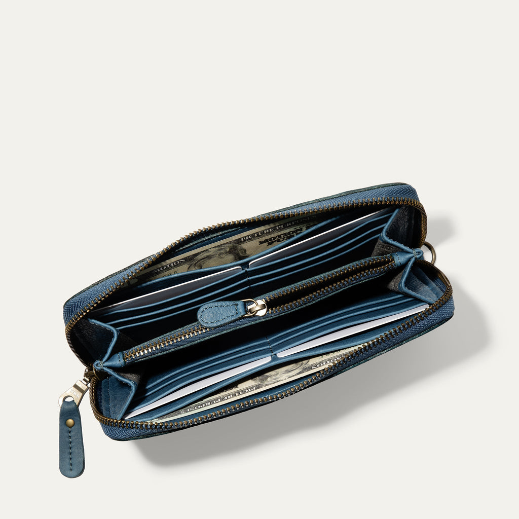 Zip Around Clutch Will Leather Goods