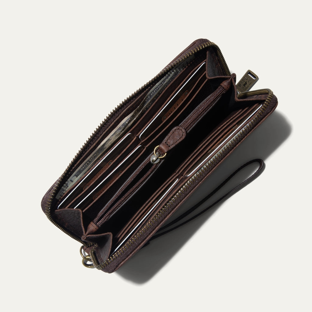 Zip Around Clutch Will Leather Goods