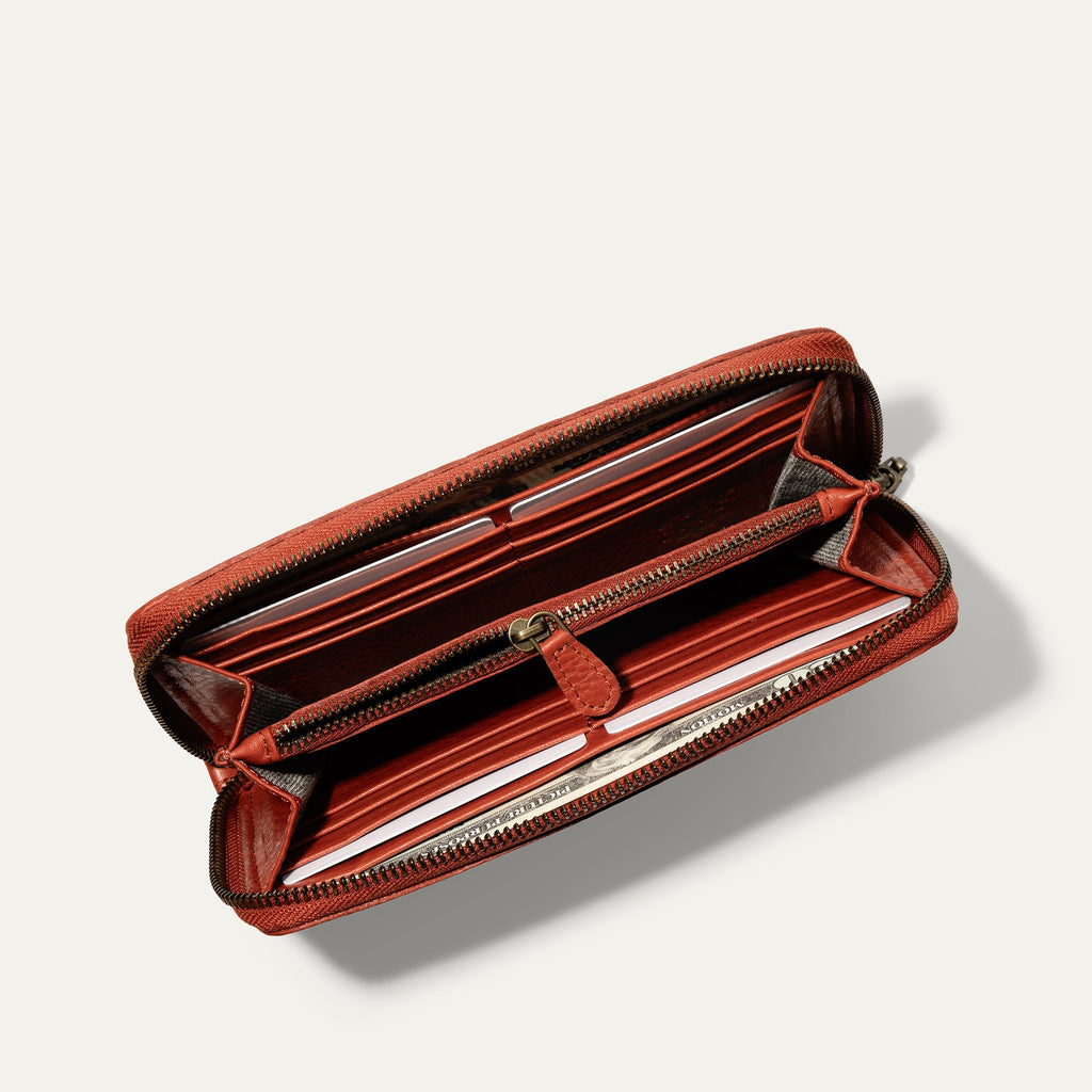 Zip Around Clutch Will Leather Goods