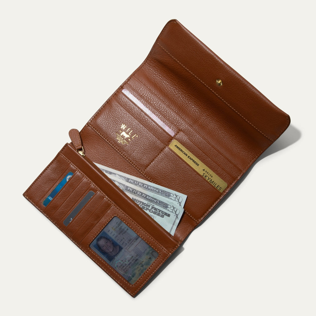 ITALIAN CLUTCH WALLET Will Leather Goods