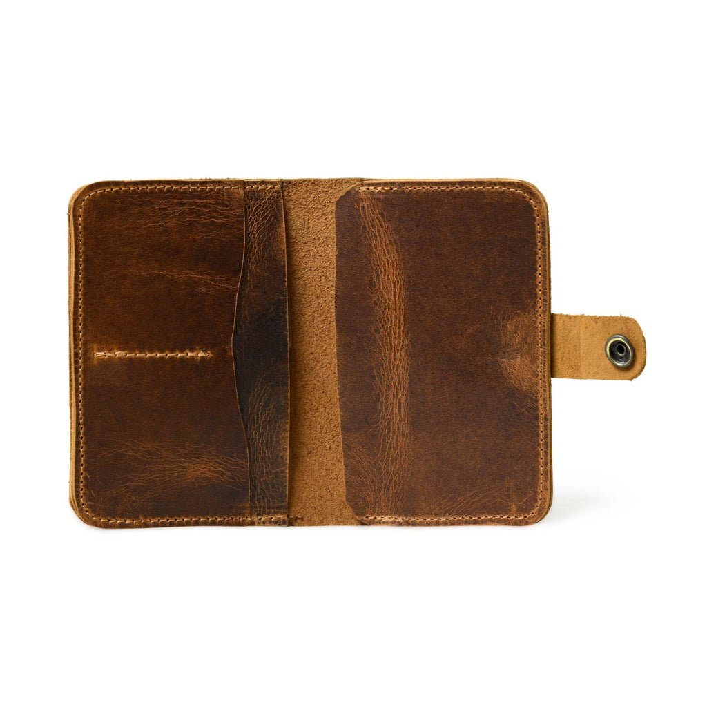Chic Voyage Passport Sleeve - Brown Classy Leather Bags