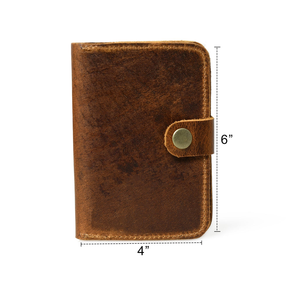 Chic Voyage Passport Sleeve - Brown Classy Leather Bags