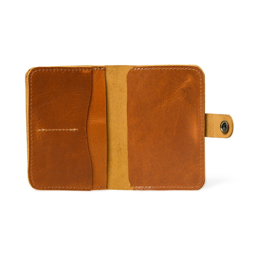 ChicVoyage Passport Sleeve - Tan Brown Classy Leather Bags