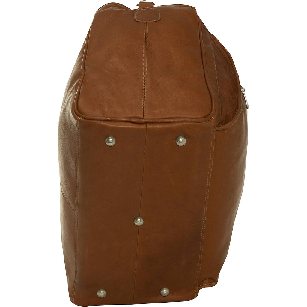 Piel Leather Computer Briefcase Carry All Bag Piel