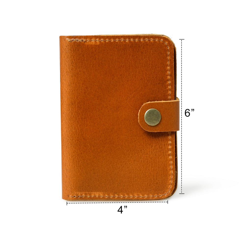 ChicVoyage Passport Sleeve - Tan Brown Classy Leather Bags