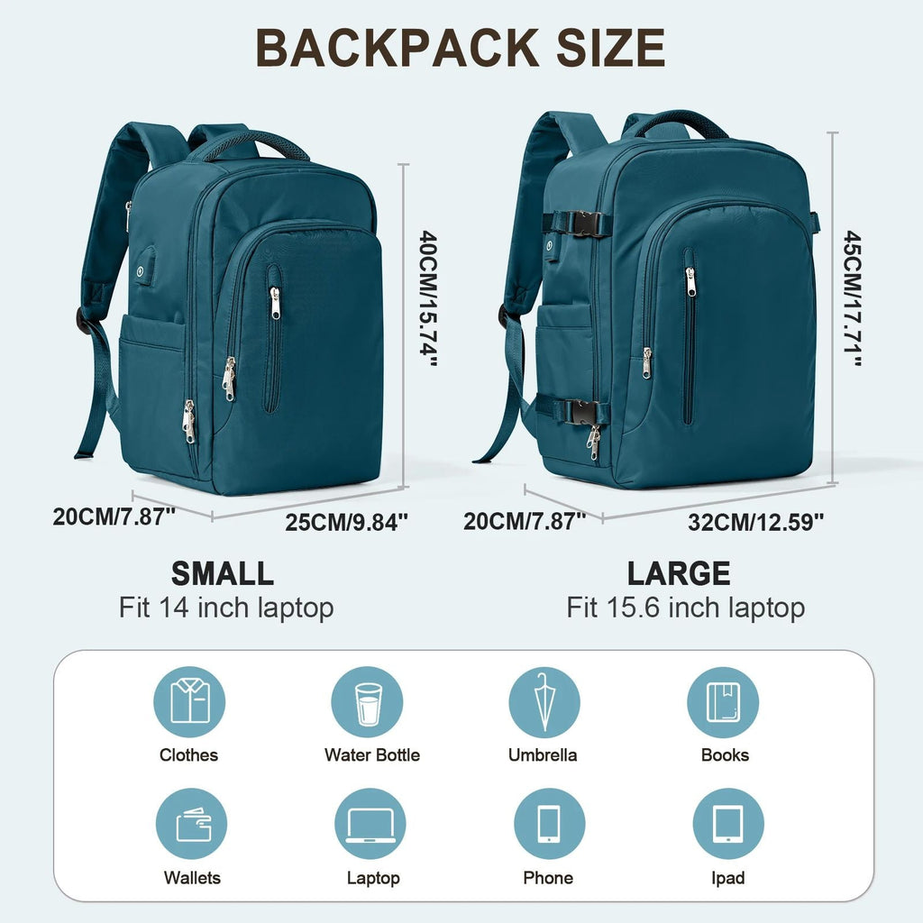 Laptop Bag Travel Backpack For Women Large Capacity Easyjet Social Buzz eSIMs