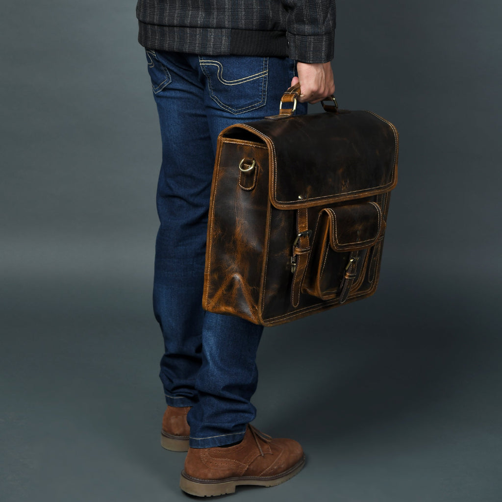 MaheTri Old School Classy Leather Bags