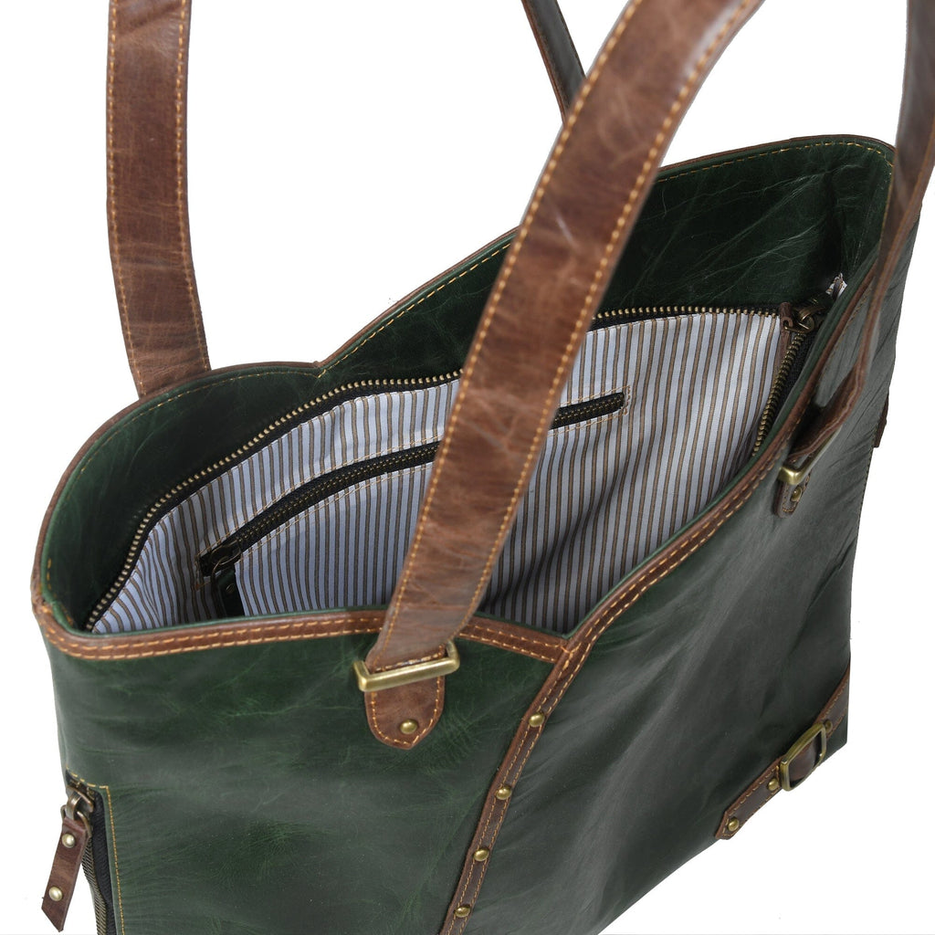 The Riley Handbag- Green Classy Leather Bags