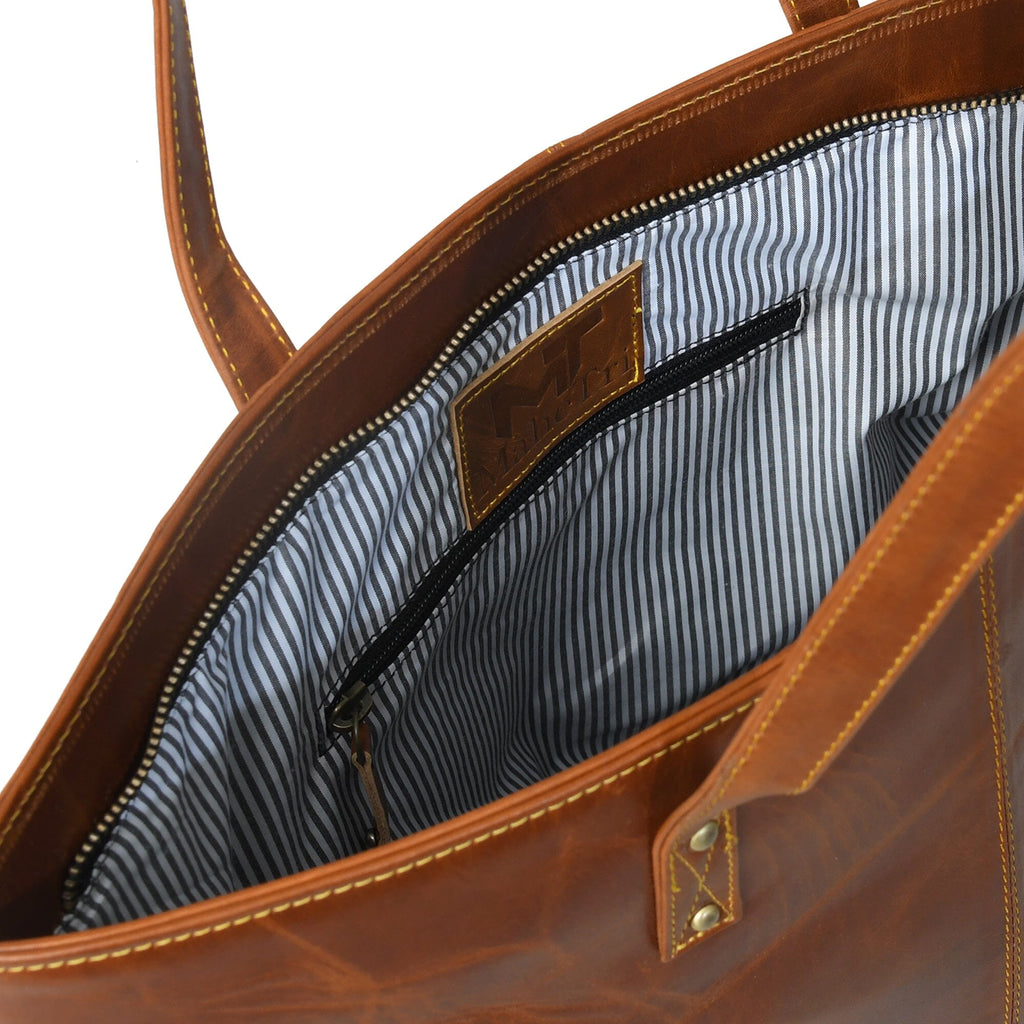 Kim & Blair Combo - Cocoa Brown Classy Leather Bags