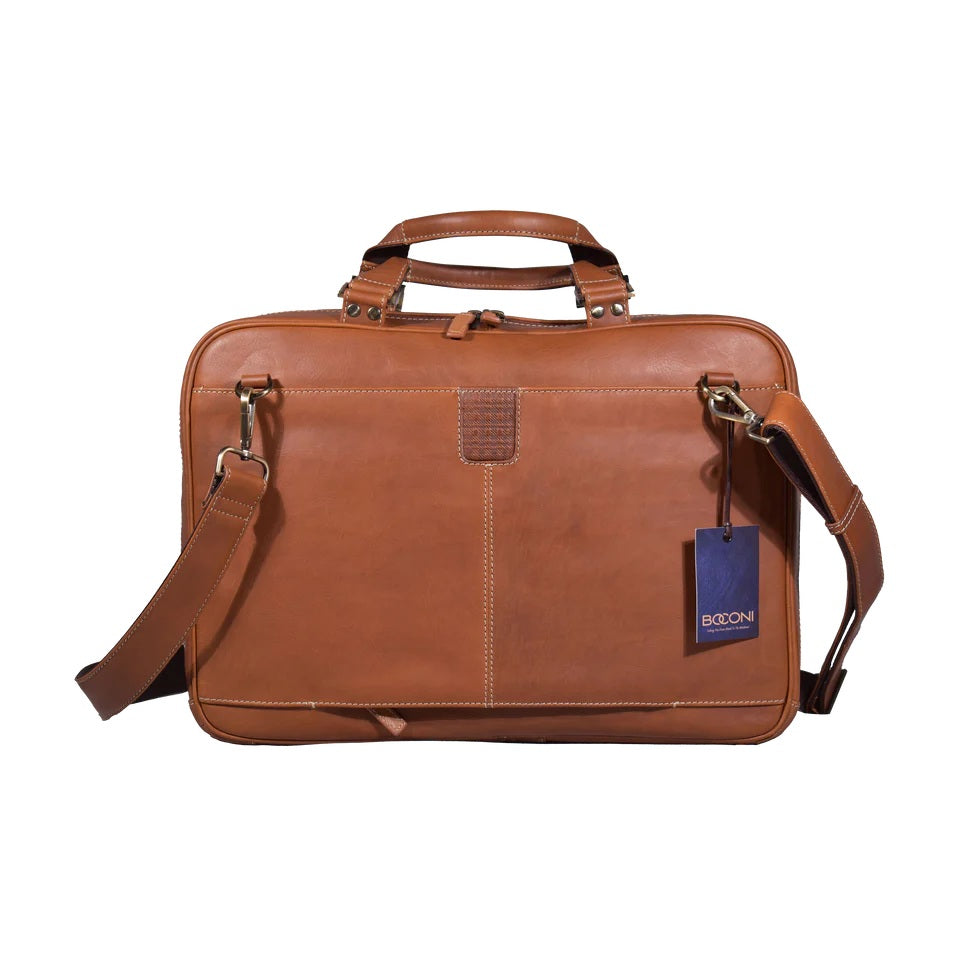 Boconi Bryant Leather Briefcase Analyst Bag Boconi