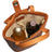Piel Leather Double Wine Tote Assorted Colors Piel
