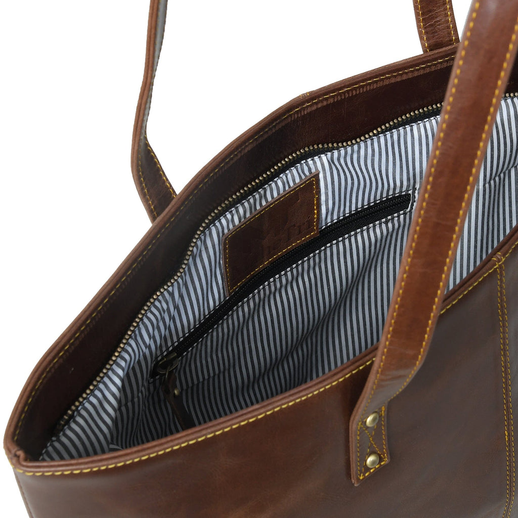 Kim & Blair Combo - Dark Brown Classy Leather Bags