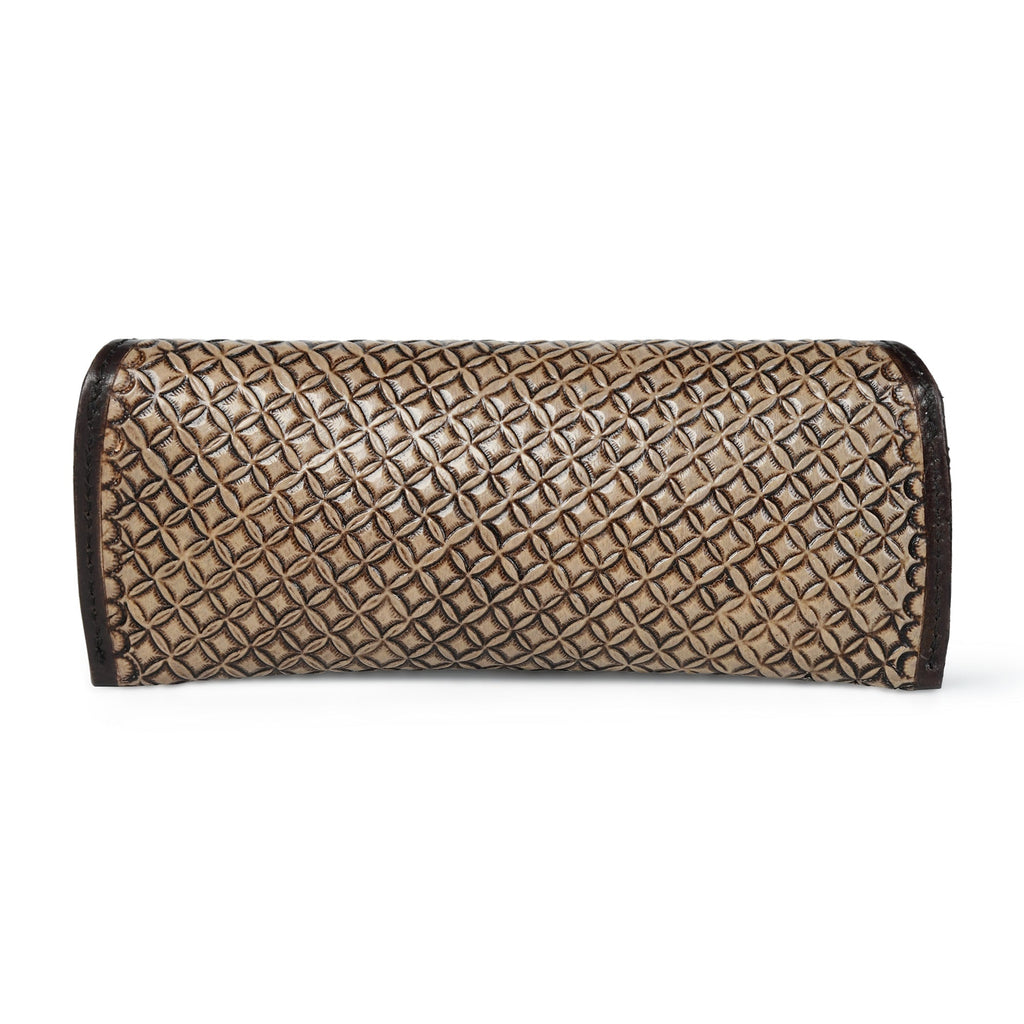 Vintage Floral Sunglass Case Classy Leather Bags