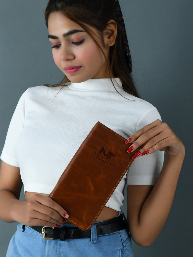 Kim & Blair Combo - Cocoa Brown Classy Leather Bags
