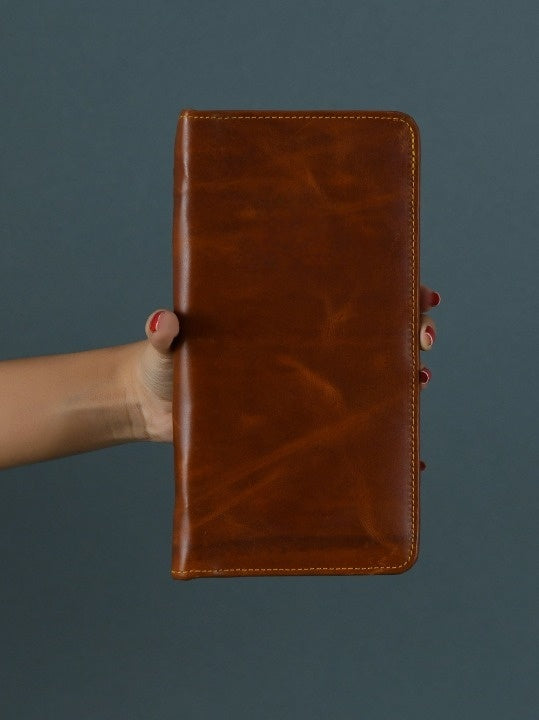 Blair Women's Wallet- Tan Brown Classy Leather Bags