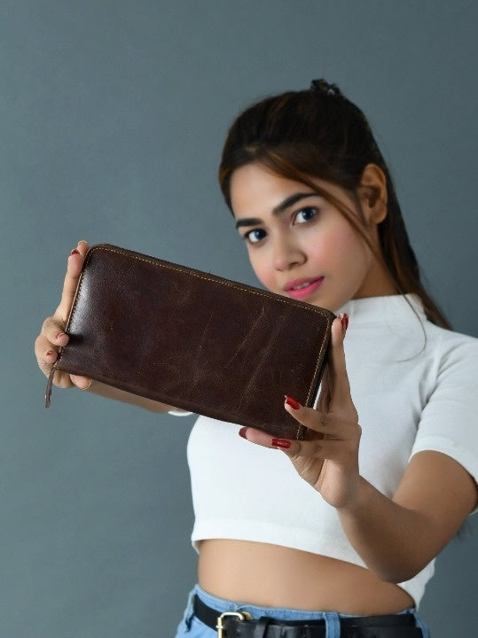 Blair Women's Wallet- Cocoa Brown Classy Leather Bags
