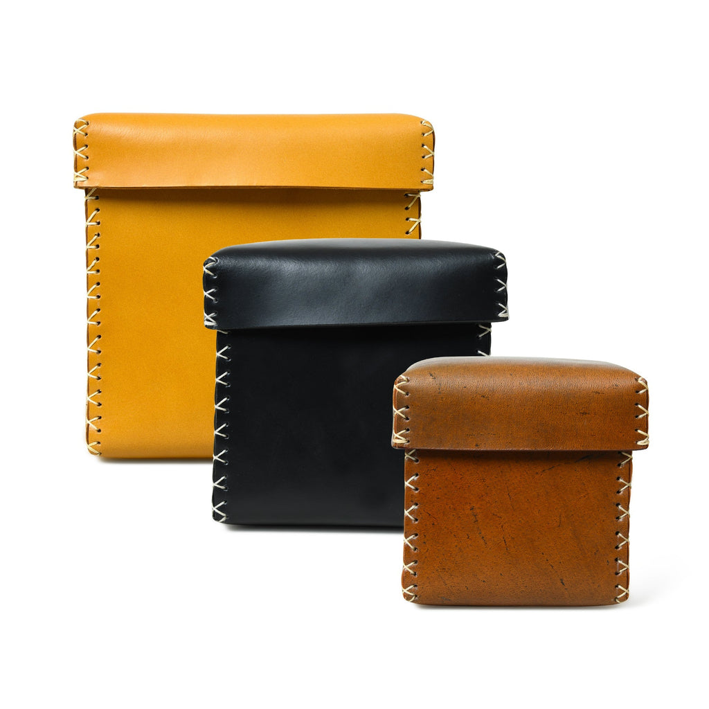 Multi Utility Leather Storage Box Classy Leather Bags