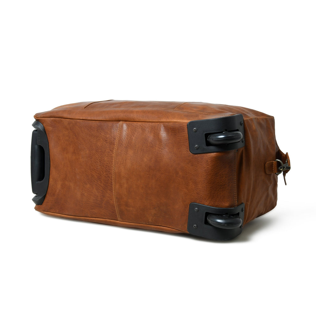 Harbor Leather Trolly Carry-On Classy Leather Bags