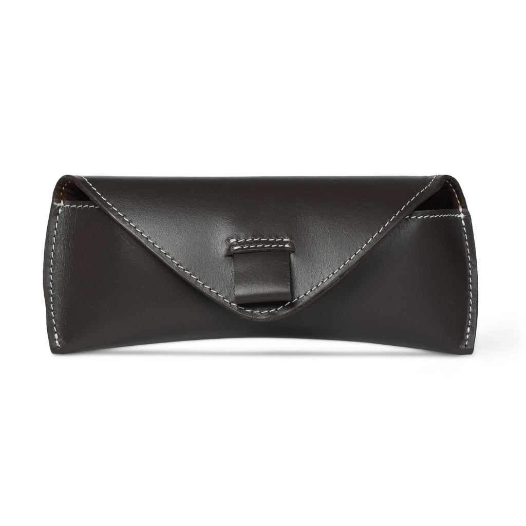 Brown Guard Leather Sunglass Case Classy Leather Bags