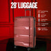 28-inch Red Hardcase Roller Luggage Sole Premise