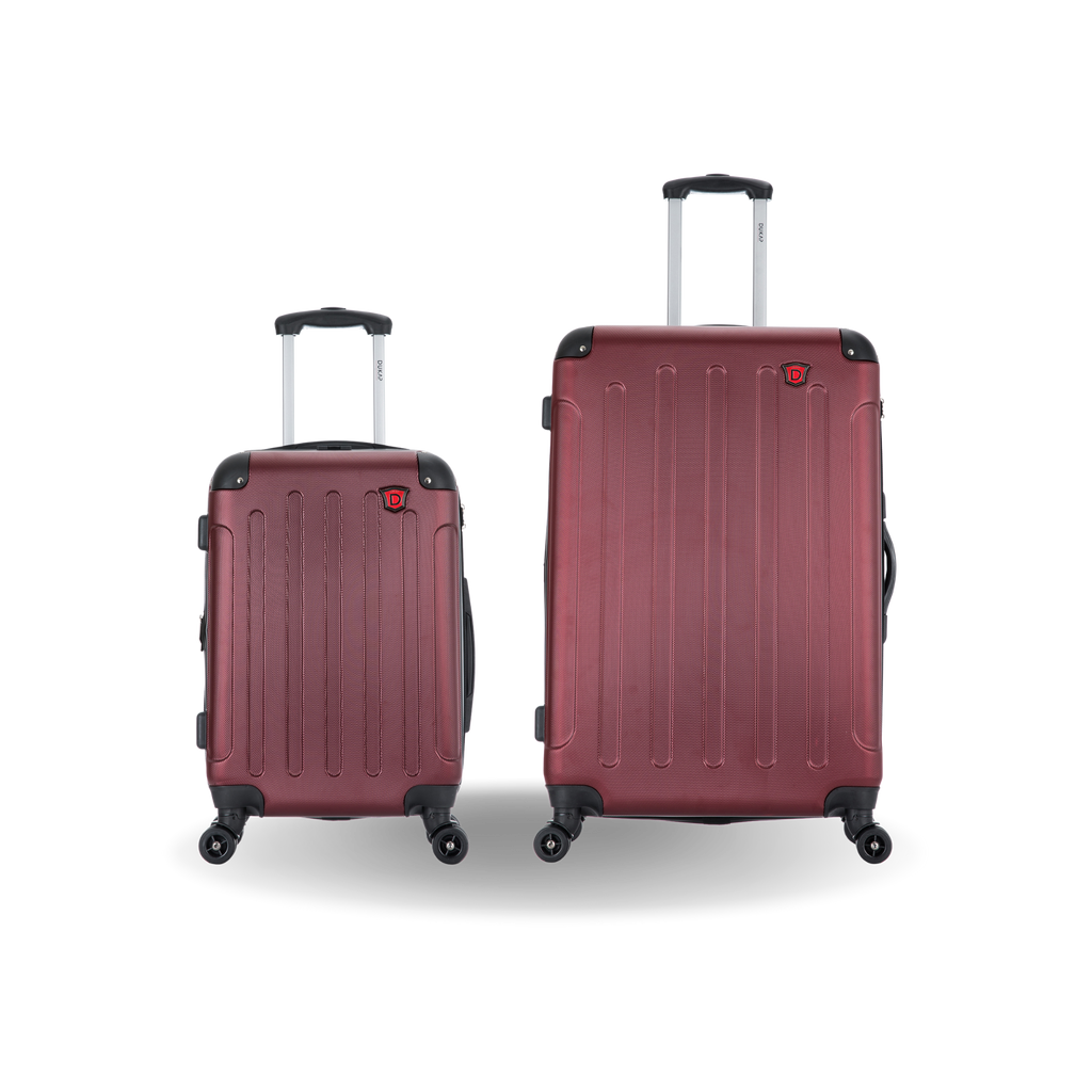 INTELY 2 Piece Set 20''/28'' with Built-in Digital Weight Scale Dukap