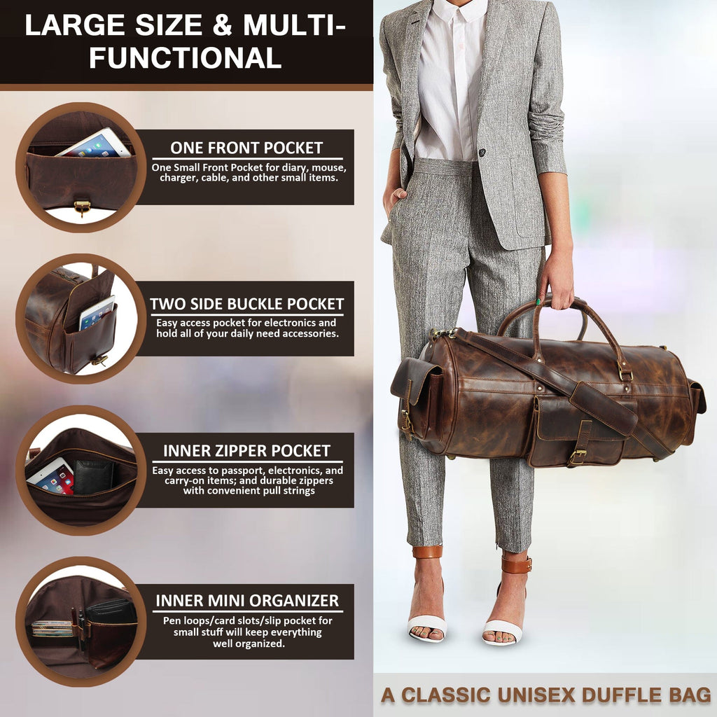Safari Buffalo Traveller Classy Leather Bags