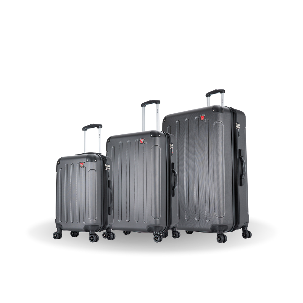 INTELY 3 Piece Set 20''/28''/32'' with Built-in Digital Weight Scale Dukap