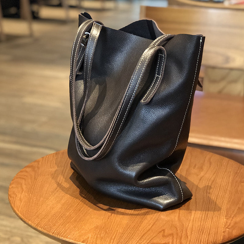 Leather Shoulder Bag for Women, Handmade Full Grain Leather Bags, Leather Satchel Bag for Women RockCow Leather Studio