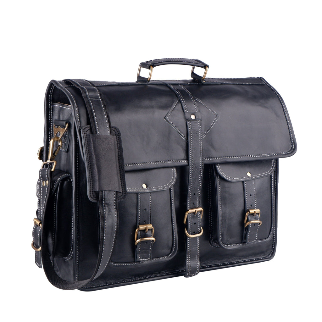 The Retro Black Classy Leather Bags