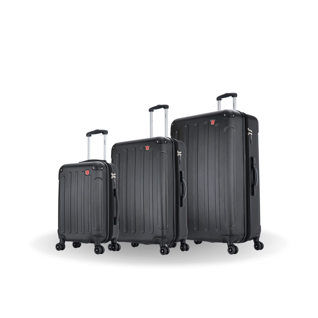 INTELY 3 Piece Set 20''/28''/32'' with Built-in Digital Weight Scale Dukap