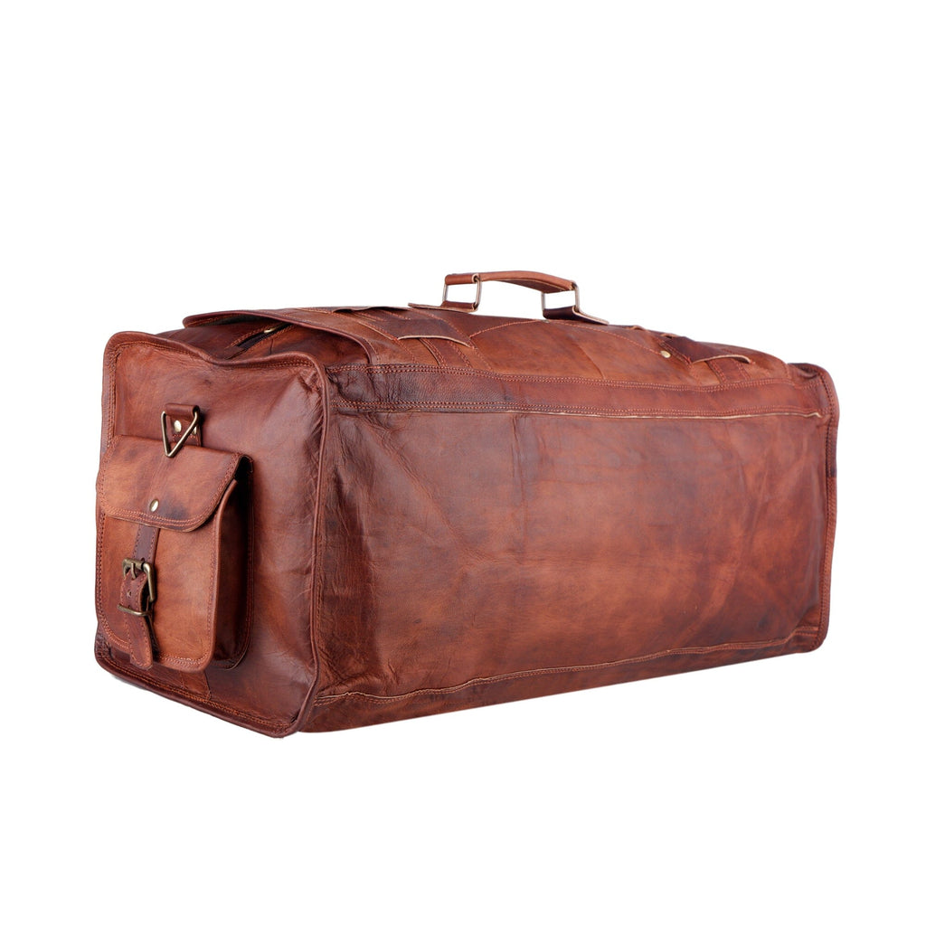 The Bruno Flap Duffel Classy Leather Bags