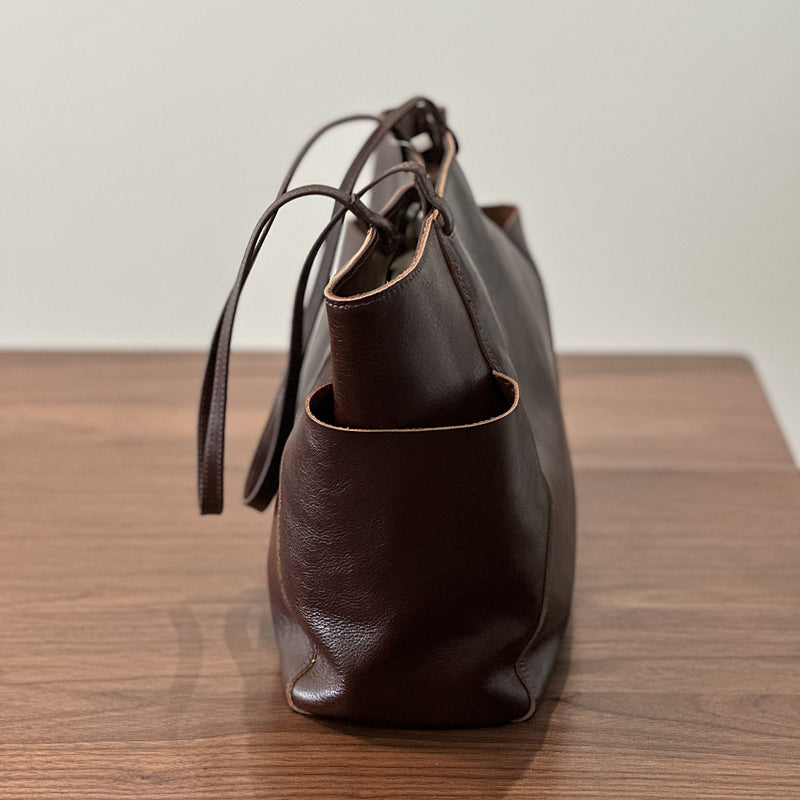 Full Grain Leather Tote Bag, Large Capacity Shoulder Bag for Women, Everyday Leather Tote Bag RockCow Leather Studio