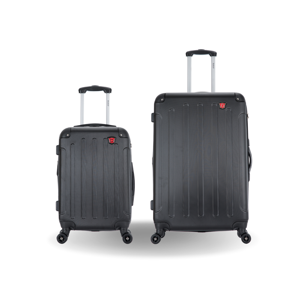 INTELY 2 Piece Set 20''/28'' with Built-in Digital Weight Scale Dukap