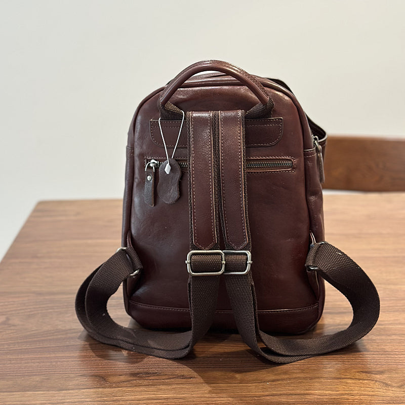 Full Grain Leather Women Backpack, Genuine Leather Mini Backpack, Best Leather Women's Backpack for School RockCow Leather Studio