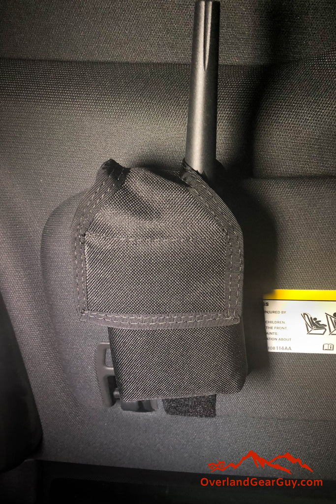 Sun Visor Radio Pouch Overland Gear Guy