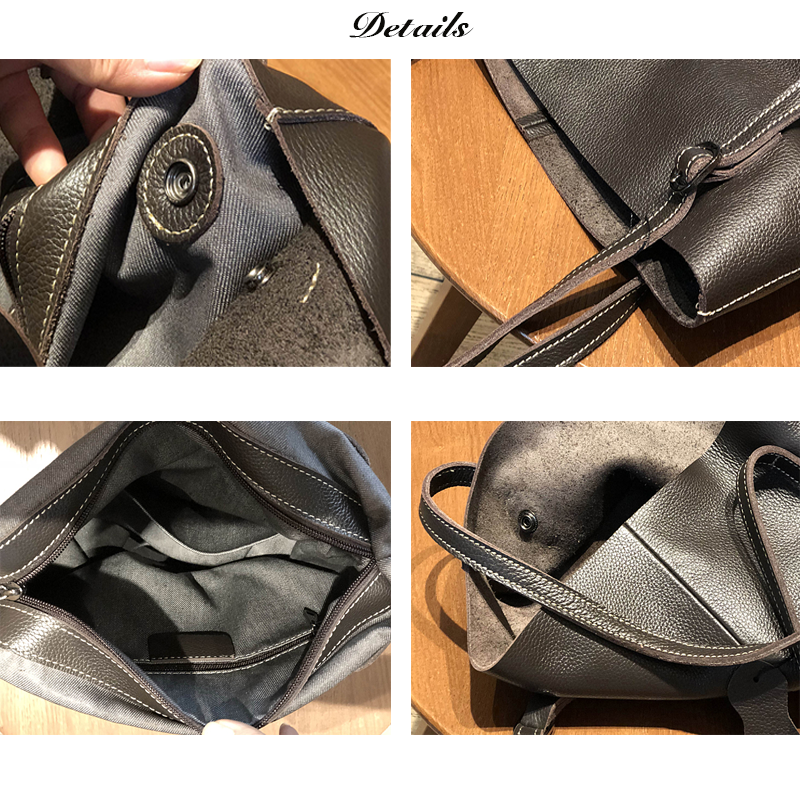 Leather Shoulder Bag for Women, Handmade Full Grain Leather Bags, Leather Satchel Bag for Women RockCow Leather Studio