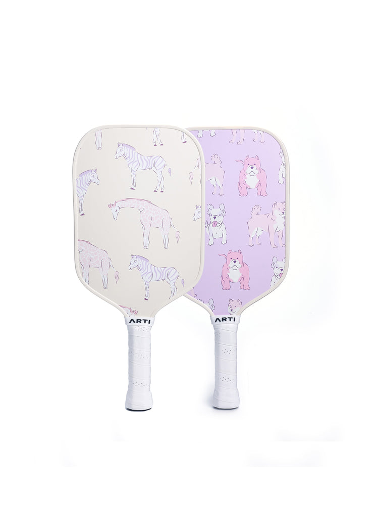 ARTI Fiberglass "Dogs & Giraffes" Pickleball Paddle Set ARTI