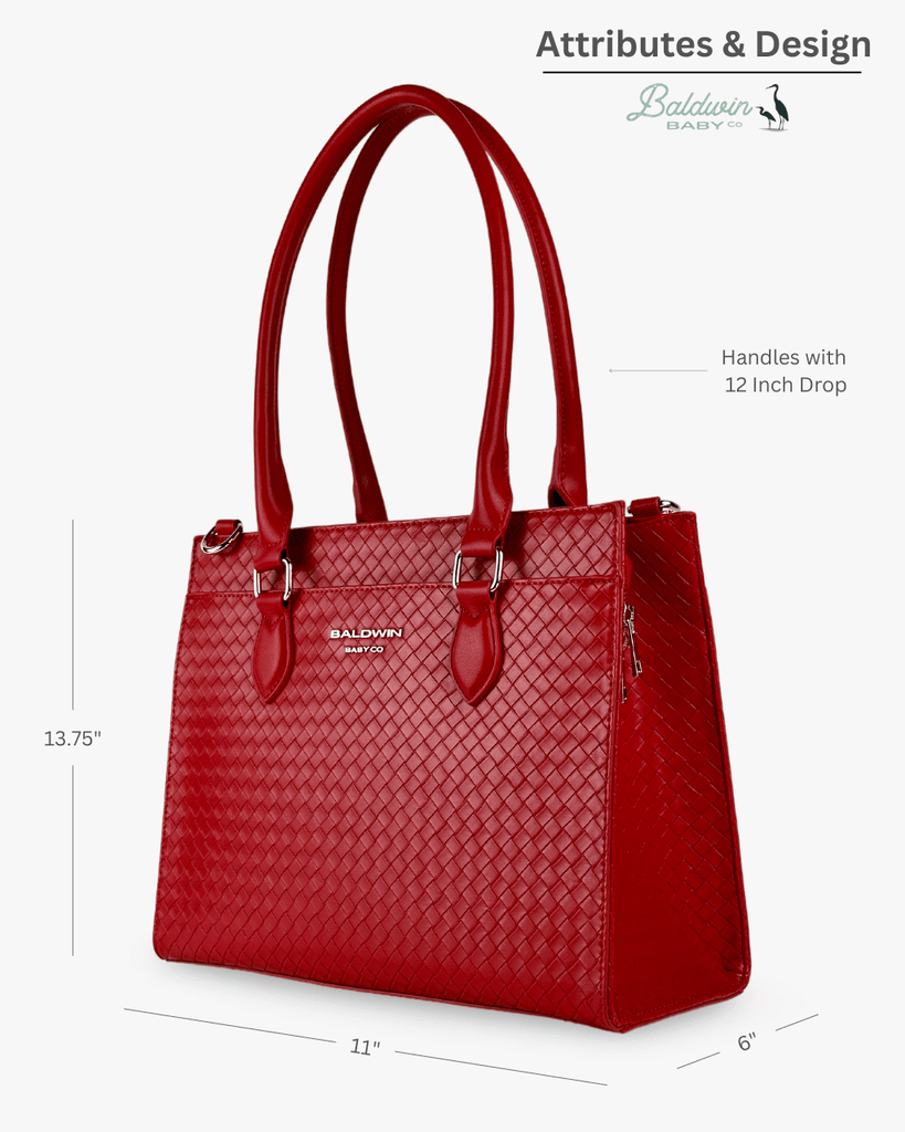 The Montrose Diaper Bag Tote - Cardinal Baldwin Baby Company