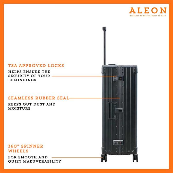 Aleon Aluminum 30" Macro Traveler Suitcase Aleon
