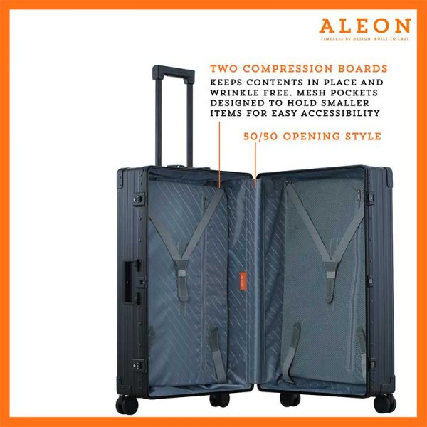 Aleon Aluminum 30" Macro Traveler Suitcase Aleon